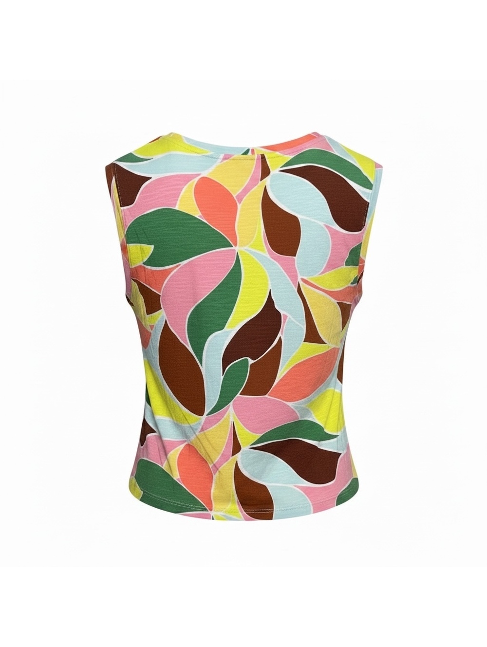 Sanctuary Abstract Organic Print Twist-Front Tank Top - Medium- FLAW - Picture 4 of 7